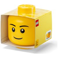 LEGO<sup>&reg;</sup> Storage Products: 40320812 Large Head Yellow - Boy NEW